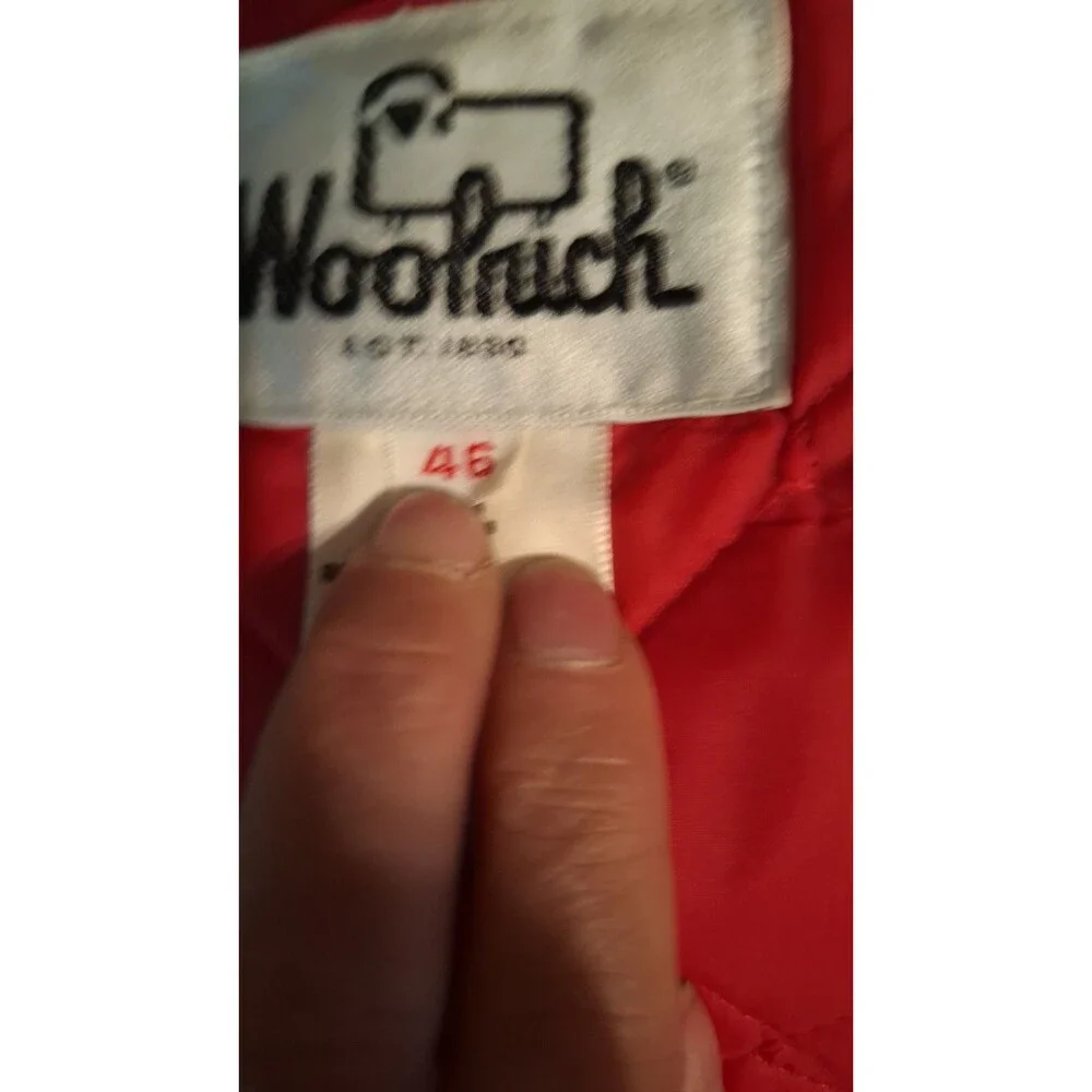 Vintage 70s Woolrich Plaid Flannel Jacket‎ Coat Large Wool Sherpa Lined Workwear